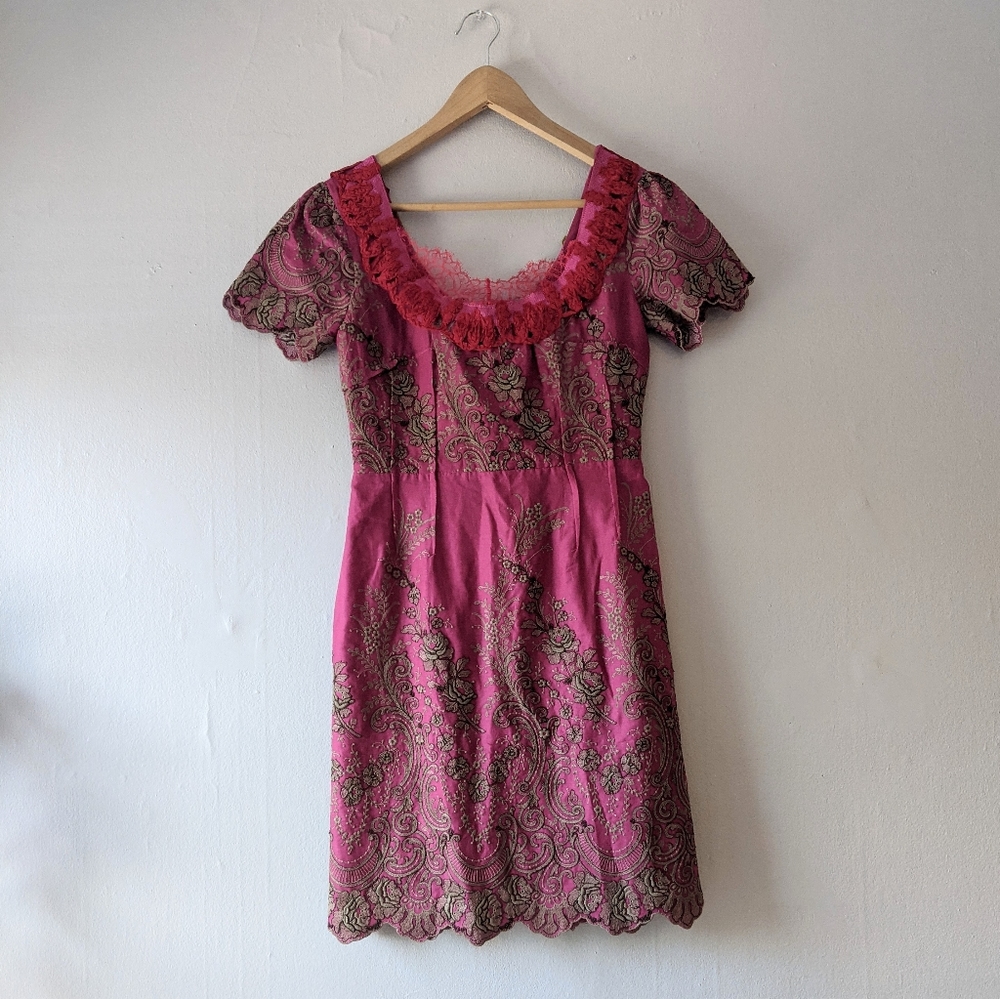 ❣️SOLD❣️Save the Queen Embroidered Dress - Picture 10 of 10